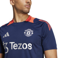 adidas Manchester United Training Set 2024-2025 Dark Blue Red Silver