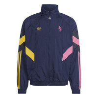 adidas Juventus Originals Training Jacket 2024-2025 Dark Blue Yellow Pink