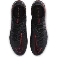 Nike PHANTOM GT ELITE DF Gras Voetbalschoenen (FG) Zwart Rood