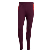 adidas AS Roma Trainingspak 1/4-Zip 2024-2025 Wit Bordeauxrood Oranje