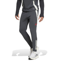 adidas Manchester United Tracksuit 1/4-Zip European 2024-2025 Dark Grey Black Red White