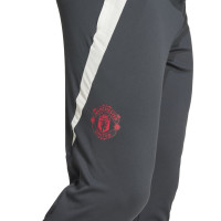 adidas Manchester United Tracksuit 1/4-Zip European 2024-2025 Dark Grey Black Red White