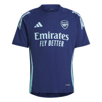 adidas Arsenal Training Shirt 2024-2025 Kids Dark Blue Light Blue