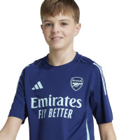 adidas Arsenal Training Shirt 2024-2025 Kids Dark Blue Light Blue