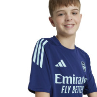 adidas Arsenal Training Shirt 2024-2025 Kids Dark Blue Light Blue