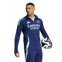 adidas Arsenal Training sweater 1/4-Zip 2024-2025 Dark Blue Light Blue
