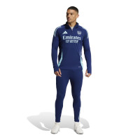 adidas Arsenal Training sweater 1/4-Zip 2024-2025 Dark Blue Light Blue