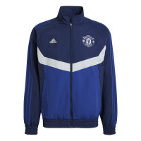 adidas Manchester United Culturewear Woven Training Jacket 2024-2025 Dark Blue
