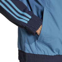 adidas Ajax Culturewear Woven Full-Zip Tracksuit 2024-2026 Blue Light Blue Yellow
