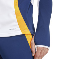 adidas Real Madrid Training sweater 1/4-Zip 2024-2025 White Dark Blue