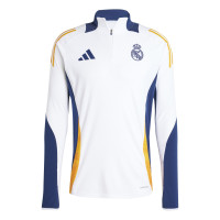 adidas Real Madrid Training sweater 1/4-Zip 2024-2025 White Dark Blue
