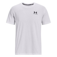 Under Armour Heavyweight T-Shirt Logo Wit Zwart