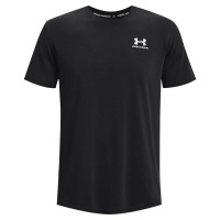 Under Armour Heavyweight T-Shirt Logo Zwart Wit