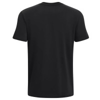 Under Armour Heavyweight T-Shirt Logo Zwart Wit