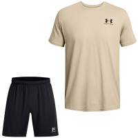 Under Armour Sportstyle Left Chest Logo Summer Set Beige Black