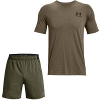 Under Armour Vanish Woven Left Chest Logo Summer Set Olive Green Black
