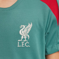 Nike Liverpool Strike Trainingsshirt 2024-2025 Kids Groen Rood