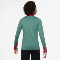 Nike Liverpool Strike Trainingspak 1/4-Zip 2024-2025 Kids Groen Zwart Rood