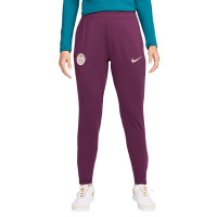 Nike Paris Saint-Germain Strike Trainingsbroek 2024-2025 Dames Paars Groen Wit Goud