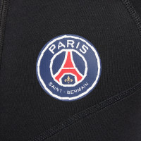Nike Paris Saint-Germain Tech Fleece Tracksuit 2024-2025 Kids Black Anthracite Red
