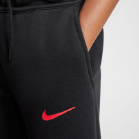 Nike Paris Saint-Germain Tech Fleece Tracksuit 2024-2025 Kids Black Anthracite Red