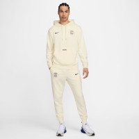 Nike Paris Saint-Germain Club Sweat Pants 2024-2025 Beige Dark Blue