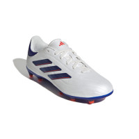 adidas Copa Pure 2 League Gras Football Shoes (FG) Kids White Blue Red