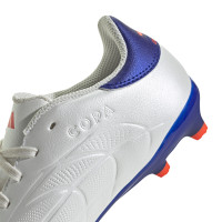 adidas Copa Pure 2 League Gras Football Shoes (FG) Kids White Blue Red