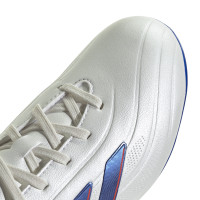 adidas Copa Pure 2 League Gras Football Shoes (FG) Kids White Blue Red