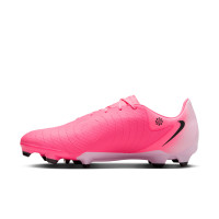 Nike Phantom GX II Academy Grass/Artificial Grass Football Shoes (MG) Hot Pink Light Pink Black
