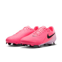 Nike Phantom GX II Academy Grass/Artificial Grass Football Shoes (MG) Hot Pink Light Pink Black