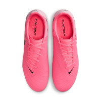 Nike Phantom GX II Academy Grass/Artificial Grass Football Shoes (MG) Hot Pink Light Pink Black