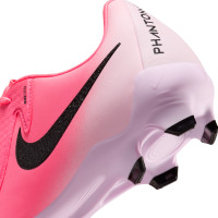 Nike Phantom GX II Academy Grass/Artificial Grass Football Shoes (MG) Hot Pink Light Pink Black