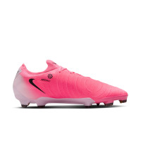 Nike Phantom GX II Pro Gras Football Shoes (FG) Hot Pink Light Pink Black