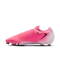 Nike Phantom GX II Pro Gras Football Shoes (FG) Hot Pink Light Pink Black