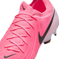 Nike Phantom GX II Pro Gras Football Shoes (FG) Hot Pink Light Pink Black