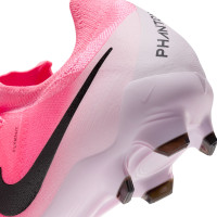 Nike Phantom GX II Pro Gras Football Shoes (FG) Hot Pink Light Pink Black