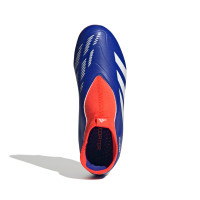 adidas Predator League Laceless Grass Football Shoes (FG) Kids Blue White Red