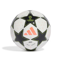 adidas UEFA Champions League Mini Football Size 1 2024-2025 White Black Orange