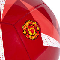 adidas Manchester United Fussballliebe Club Voetbal Maat 5 Rood Wit Geel