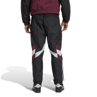 adidas Ajax Originals Track Trainingsbroek 2024-2025 Zwart Wit Bordeauxrood
