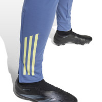adidas Ajax Trainingspak 1/4-Zip 2024-2025 Lichtblauw Blauw Geel