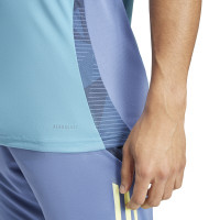 adidas Ajax Training Shirt 2024-2025 Light Blue Blue Yellow