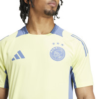 adidas Ajax Training Shirt 2024-2025 Yellow Blue