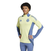 adidas Ajax Trainingspak 1/4-Zip 2024-2025 Geel Blauw