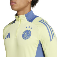 adidas Ajax Trainingspak 1/4-Zip 2024-2025 Geel Blauw