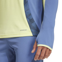 adidas Ajax Trainingspak 1/4-Zip 2024-2025 Geel Blauw