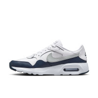 Nike Air Max SC Leather Sneakers White Grey Dark Blue