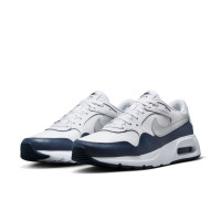 Nike Air Max SC Leather Sneakers White Grey Dark Blue