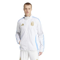 adidas Argentina Anthem Reversible Training Jacket 2024-2026 White Blue Light Blue Gold